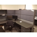 Teknion Systems Furniture Workstation Cubicles Grey Tones